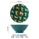 Bol ramen japonais ceramique motif floral grande capacite