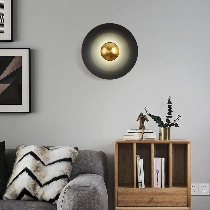 applique murale led en fer au design minimaliste moderne