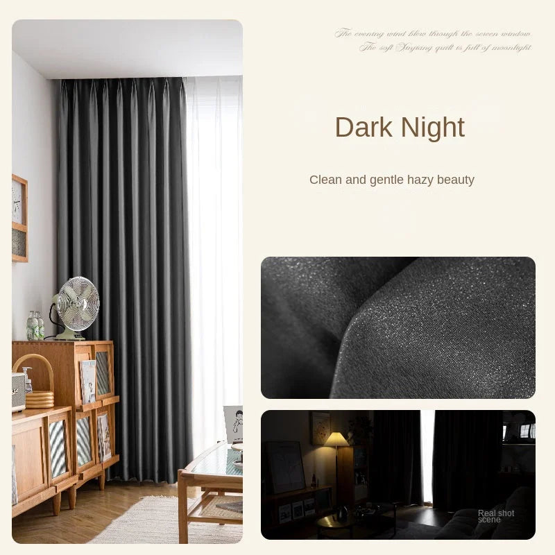 Rideau occultant moderne pour salon chambre balcon - vue 11 sur 12
