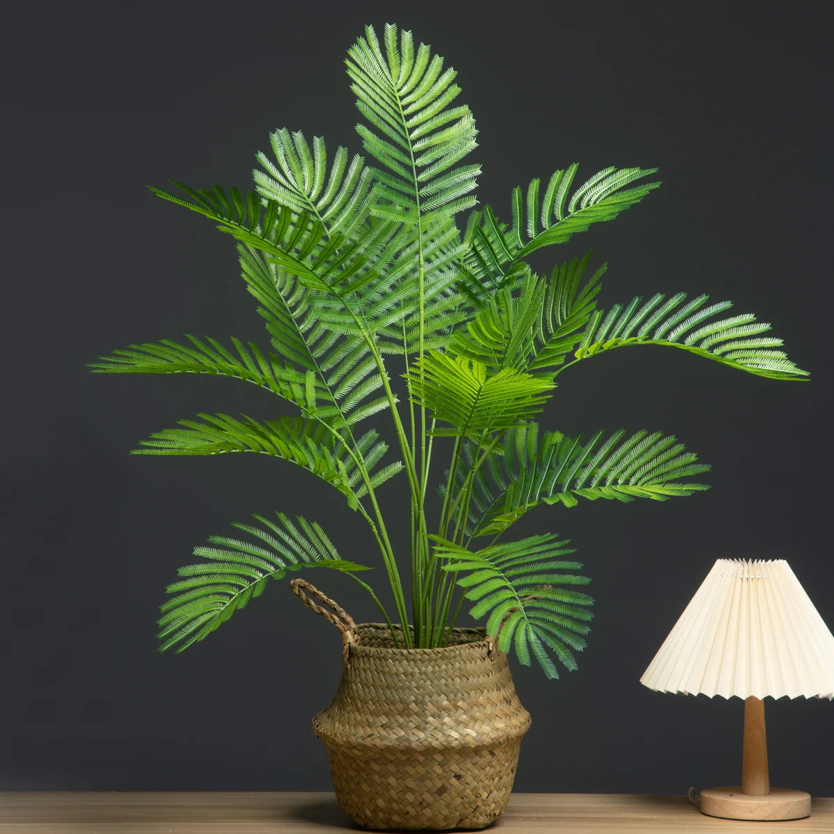 grandes feuilles de palmier artificielles pour décoration de jardin et fête - vue 5 sur 6