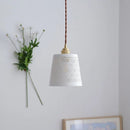 Suspension au design nordique moderne en cuivre et céramique