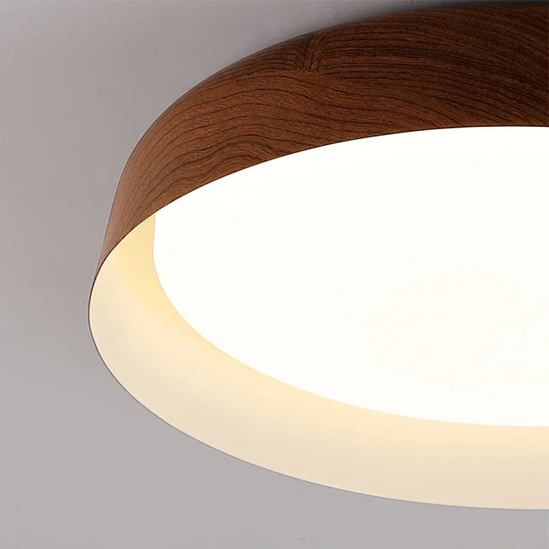 Lustre bois Salon moderne Rondin Japonais Nordique - vue 6 sur 9