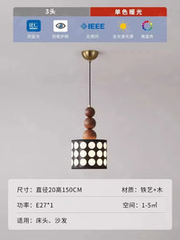 suspension médiévale style français pour un intérieur élégant