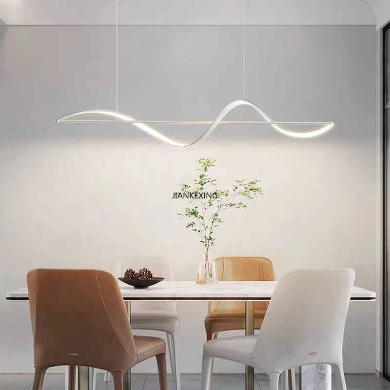 Minimalist decorative LED pendant light new collection - vue 3 sur 6