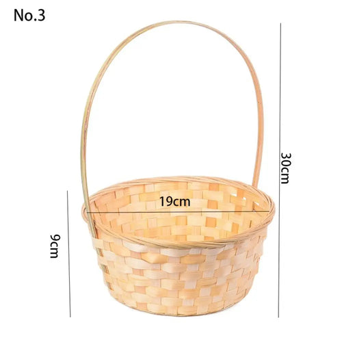 panier de rangement fait main en rotin multifonction pour cuisine ou fleurs