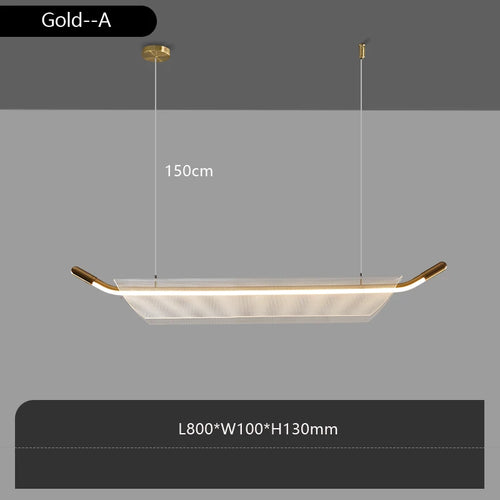Minimalist designer pendant light for modern restaurant or bar - vue 13 sur 18