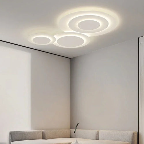 Plafonnier LED minimaliste au design moderne - vue 6 sur 16