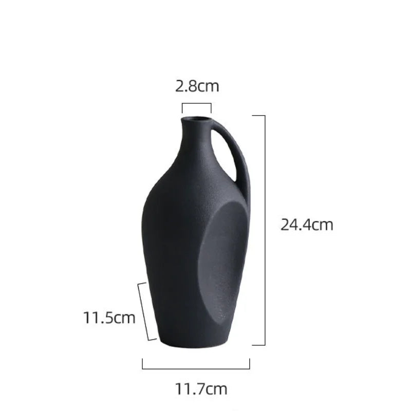 Nordic ins style home ceramic vases, light luxury decoration, living room, TV cabinet, decorative ornaments - vue 5 sur 7