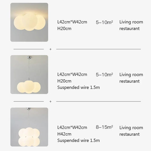 lustre en verre moderne pour décoration intérieure élégante