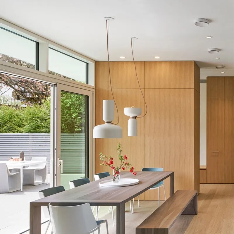 Suspension LED moderne minimaliste en fer - vue 6 sur 24