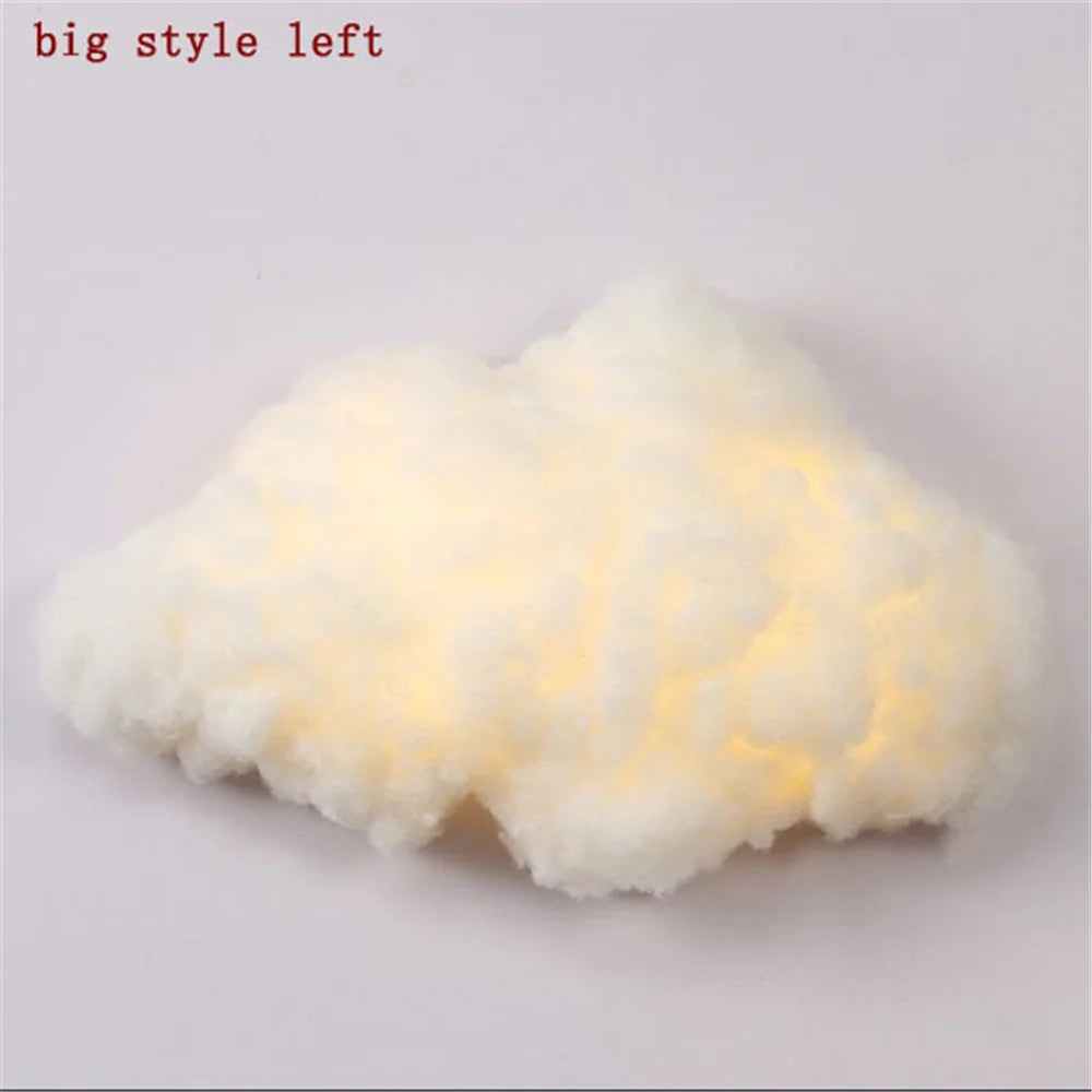 applique murale led nuage en imitation soie décorative pour enfants - vue 10 sur 14