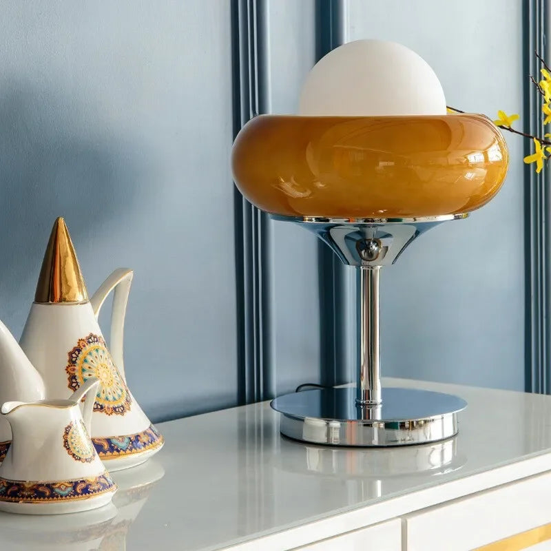 Modern designer table lamp for retro décor - vue 5 sur 10