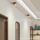 Downlight ouvert monté couleur noyer sans poinçon salon intégré projecteur Led rond couloir lumière