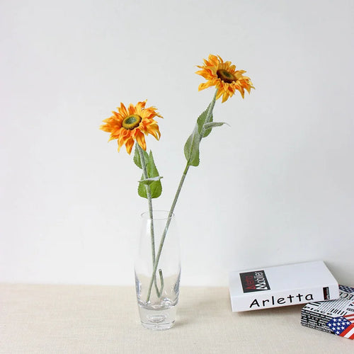 tournesol artificiel bouquet décoration mariage fête maison plantes - vue 4 sur 8
