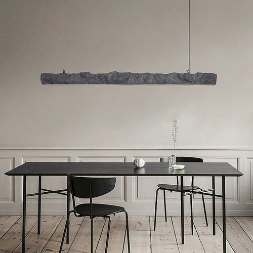 Nordic minimalist wabi sabi LED pendant light for bar or restaurant - vue 2 sur 15