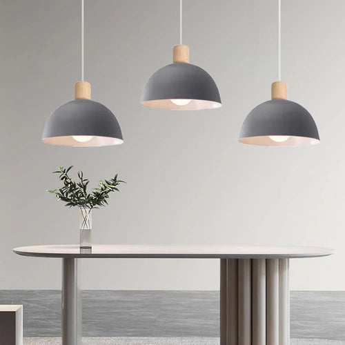 Moderne Bois LED Suspension Lumière Nordique Cuisine Décor À La Maison Suspension Restaurant Plafond Lustre Lustre Chambre Luminaires - vue 4 sur 13