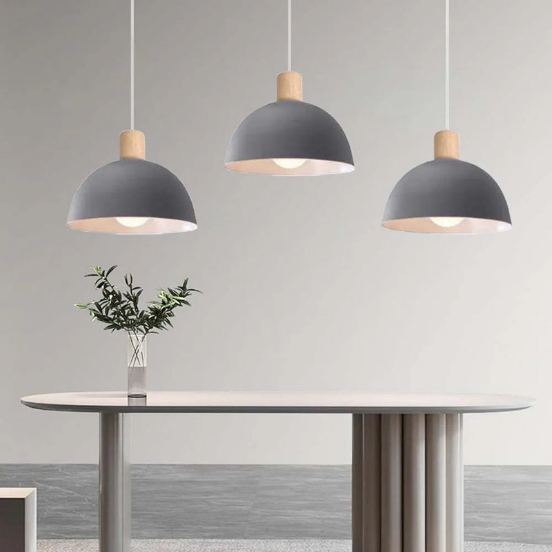 Moderne Bois LED Suspension Lumière Nordique Cuisine Décor À La Maison Suspension Restaurant Plafond Lustre Lustre Chambre Luminaires