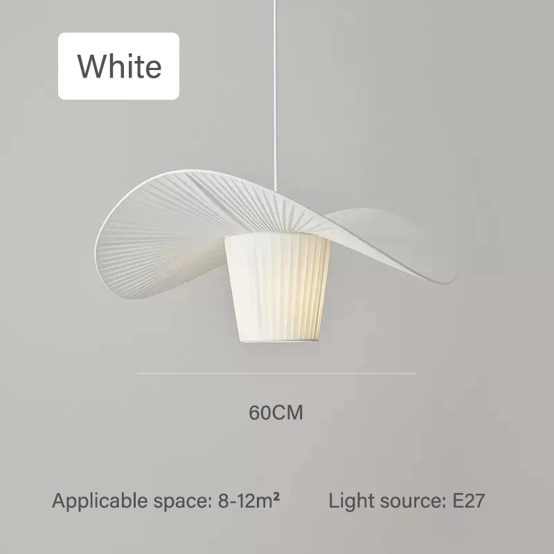 Modern minimalist fabric chandelier for interior decoration - vue 10 sur 12