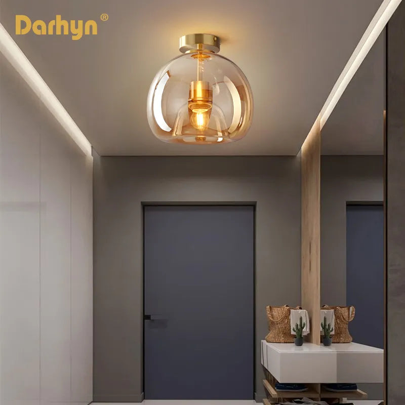 plafonnier led minimaliste moderne texture nordique éclairage créatif