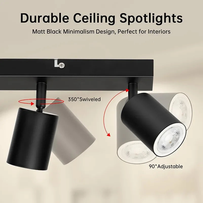 spot led décoratif pour éclairage intérieur sur rail - vue 6 sur 12