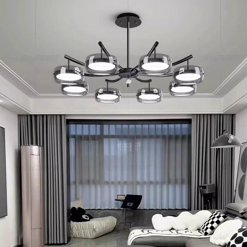 lustre décoratif éclairage intérieur suspendu pour salon