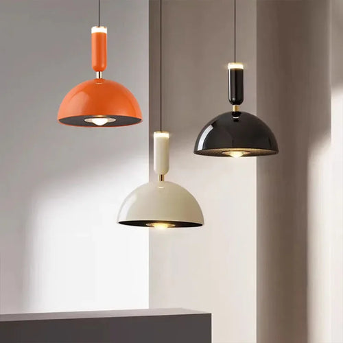 Nordic LED pendant light with adjustable height for home decoration, dining room, living room, bedroom, bedside lighting - vue 2 sur 14