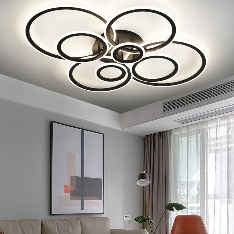 plafonnier led moderne avec gradation pour intérieur élégant - vue 5 sur 15