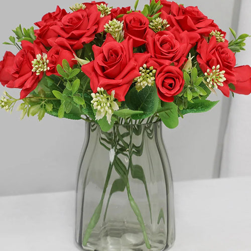 bouquet de fleurs artificielles pour décoration et cadeau