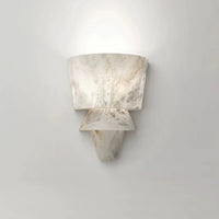 Modern minimalist natural marble LED decorative wall light
