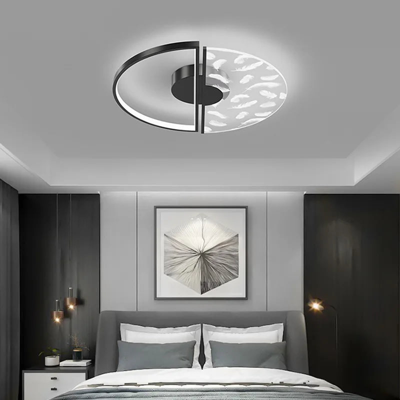 plafonnier led moderne pour décoration intérieure et éclairage élégant - vue 5 sur 10