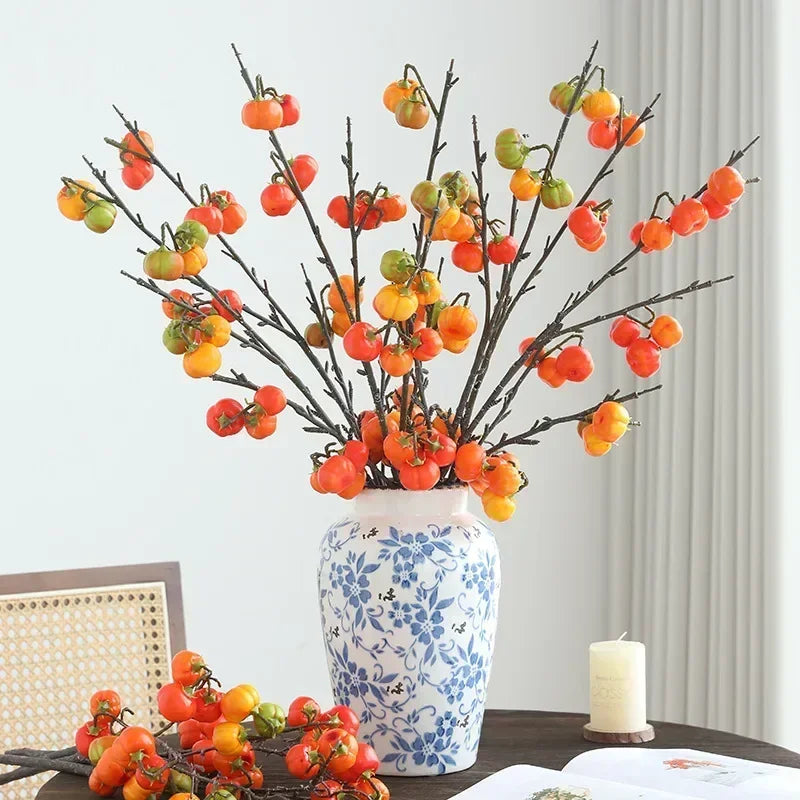 plantes artificielles citrouilles décoratives pour balcon et hôtel - vue 4 sur 12