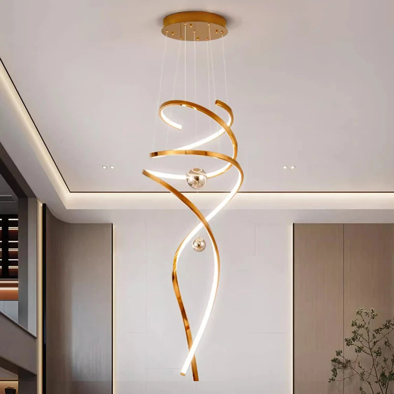 lustre suspension nordique pour éclairage intérieur salon