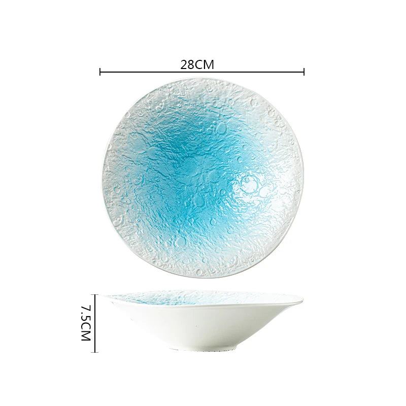 Bol ceramique effet roche vaisselle style naturel