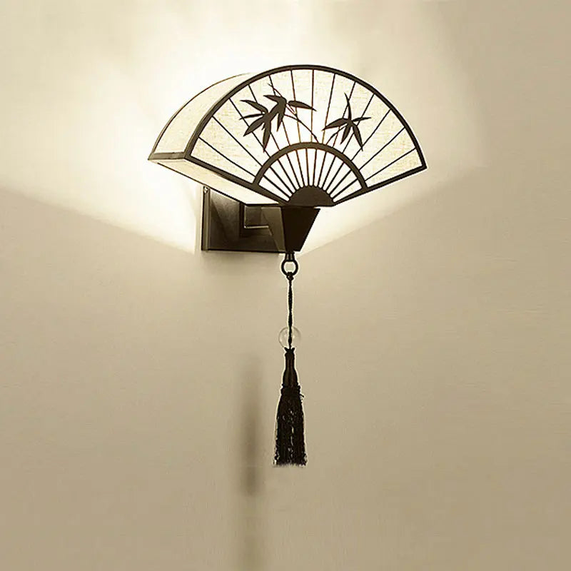 applique murale style chinois en fer art pour hôtel - vue 2 sur 7