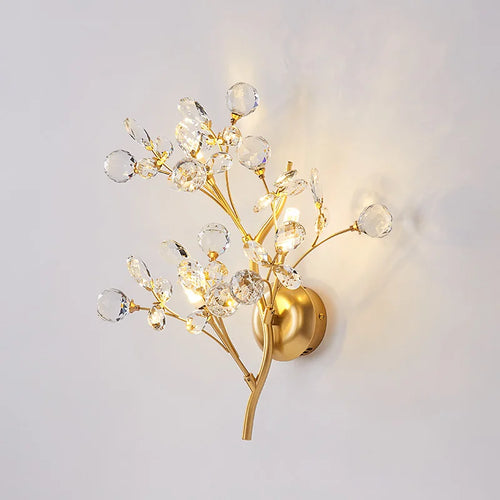 applique murale LED créative de luxe en cristal moderne - vue 2 sur 7