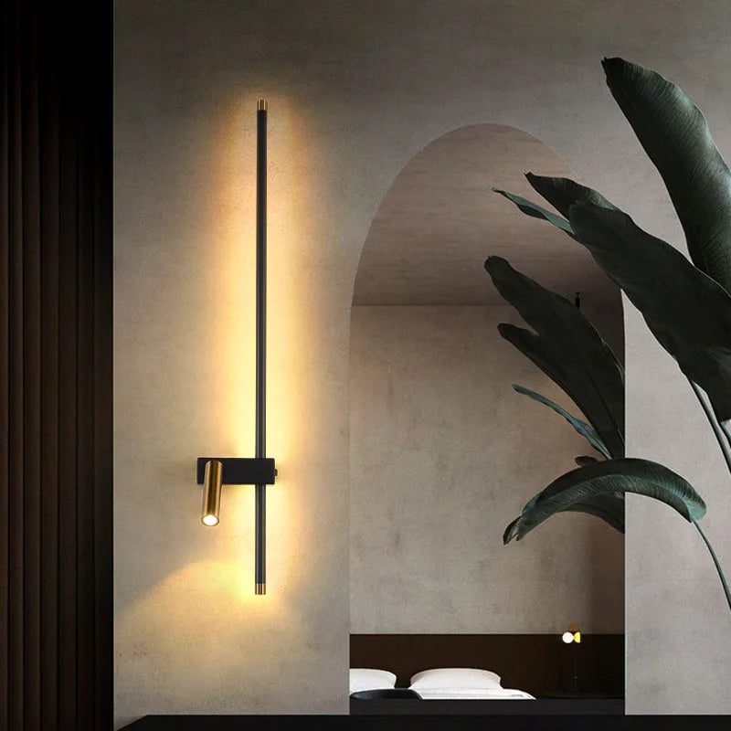 Applique murale led nordique simple pour éclairage décoratif d'intérieur