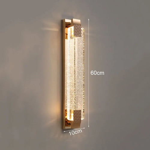applique luxe moderne or noir 110-220v décoration éclairage intérieur - vue 10 sur 16