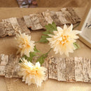lot de 4 branches de dahlia artificielles en soie décoratives