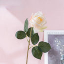 Realistic artificial roses for interior decoration