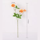 Realistic small silk flowers for decorations and events