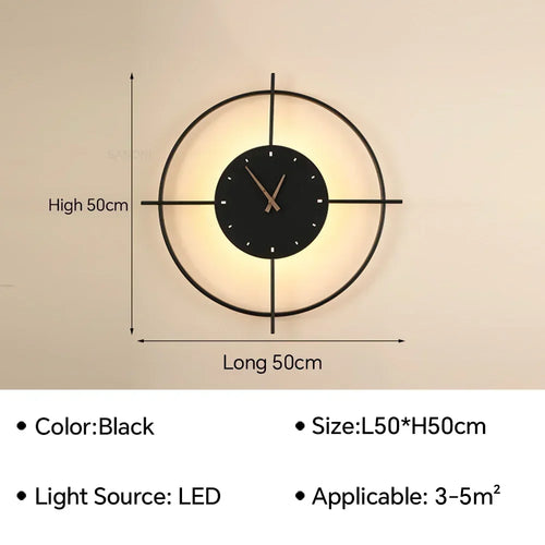 applique murale moderne à led pour décoration intérieure élégante