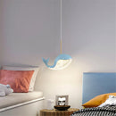 suspension led acrylique dauphin d'or pour enfants
