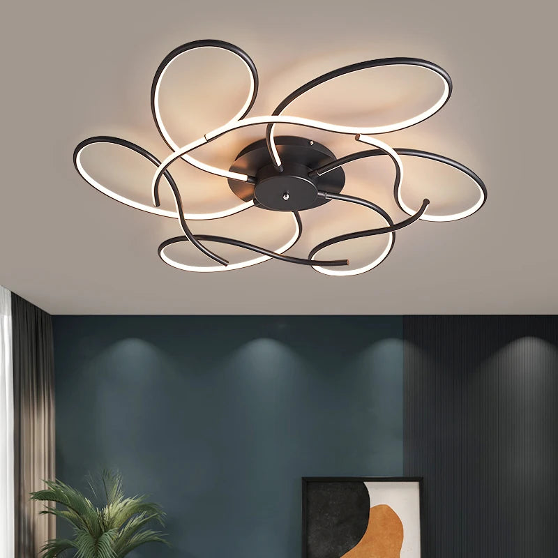 plafonnier moderne minimaliste design luminaire intérieur élégant - vue 6 sur 10