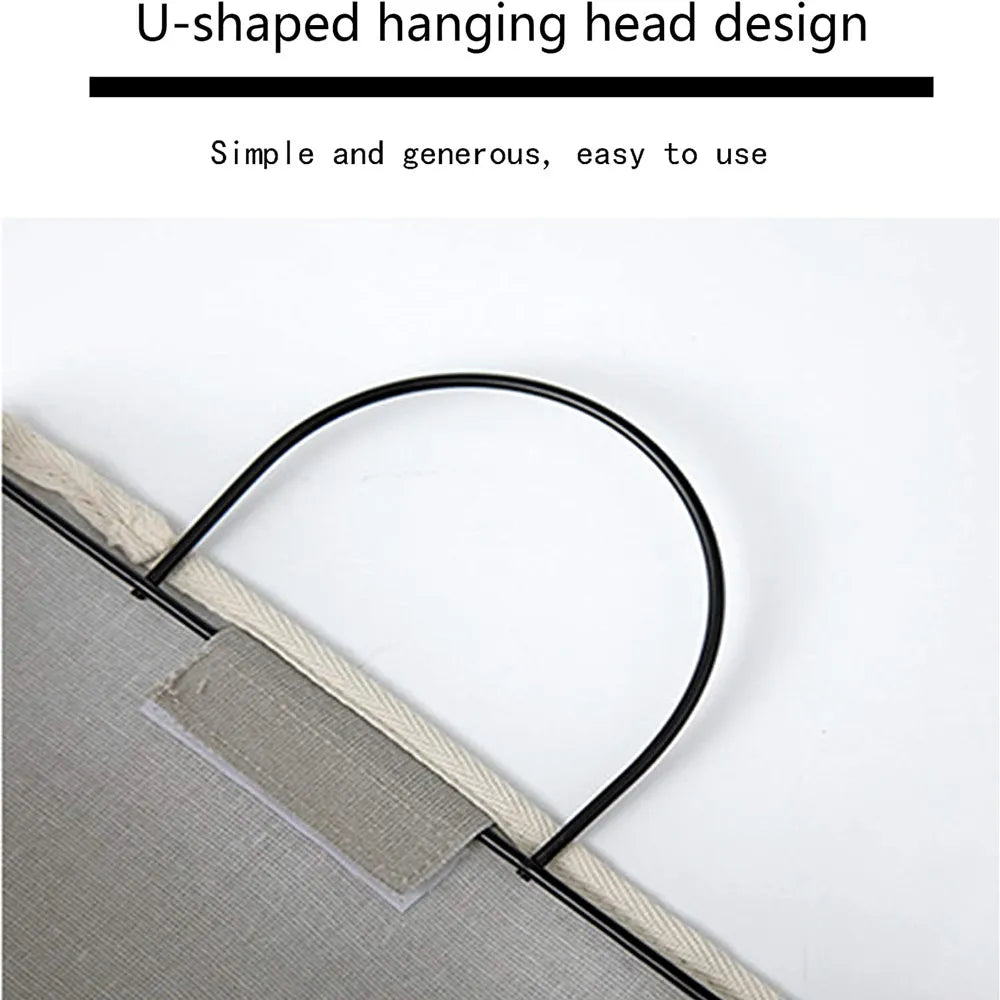sac de rangement mural en tissu pour livres et magazines - vue 3 sur 12