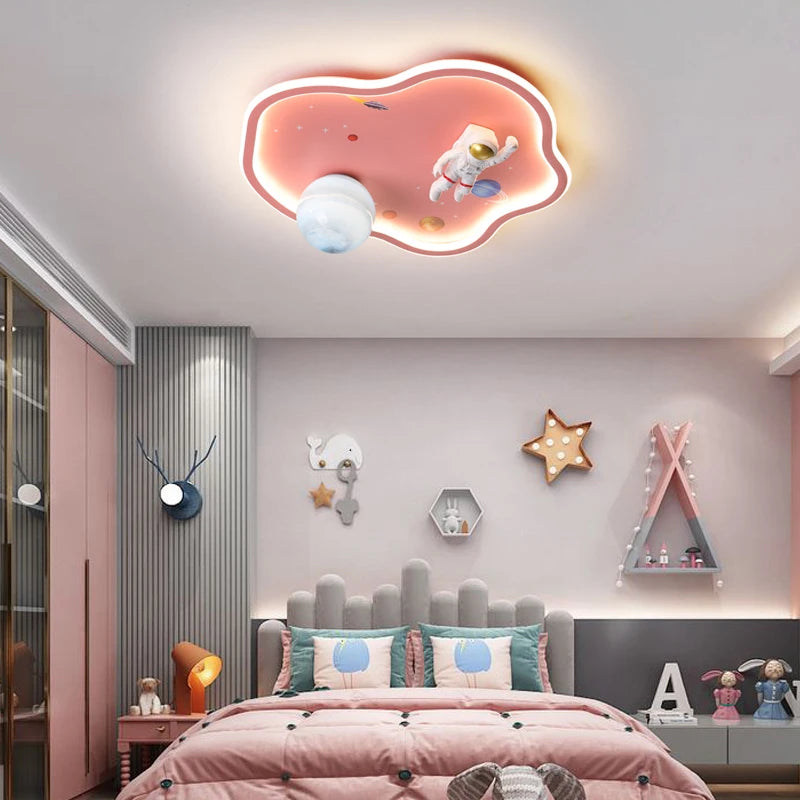 lampe led dessin animé astronaute pour enfants protection yeux - vue 5 sur 10