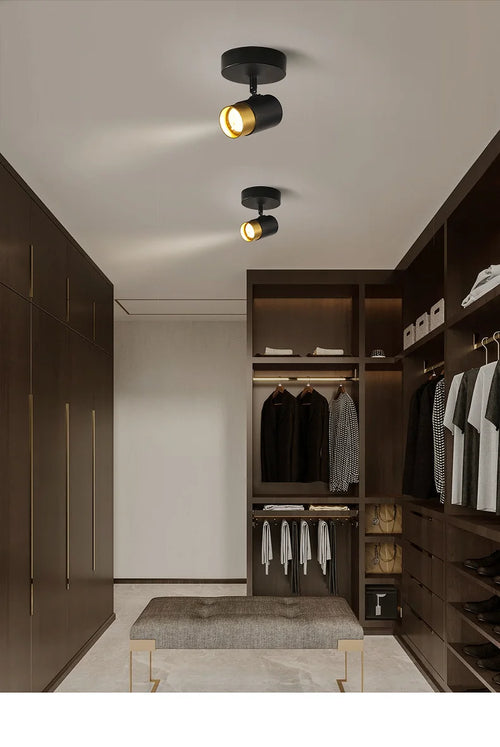Lustre noir Led moderne intérieur - vue 5 sur 18