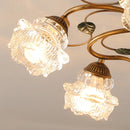 plafonnier décoration led à fleur intérieur
