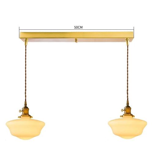 Suspension LED en verre blanc laiteux - vue 29 sur 30