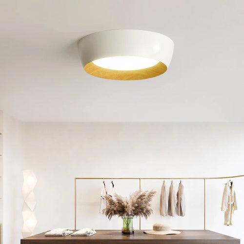 Plafonniers LED nordique pour salon chambre couloir Luminaire blanc noir gris lampe 	 lustres e pendentes