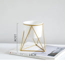 White Ceramic Vase, with Bracket Small White Vase, Round Ceramic Flower Vase, for Modern Nordic Home Decor, Living Room, Office